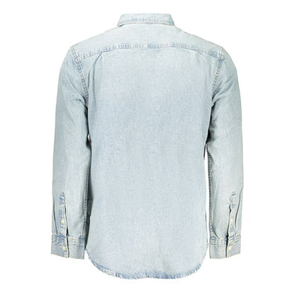 Azzurro Cotton Mens Shirt