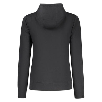 Black Cotton Women's Sweatshirt