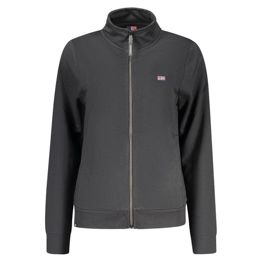 Black Cotton Women's Sweatshirt