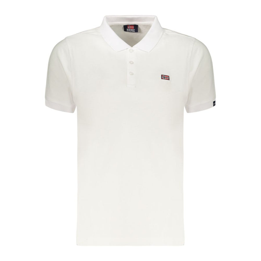 Blue Cotton Women Polo Shirt