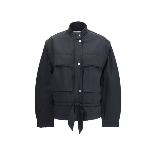 Black Modal Full-Length Jacket