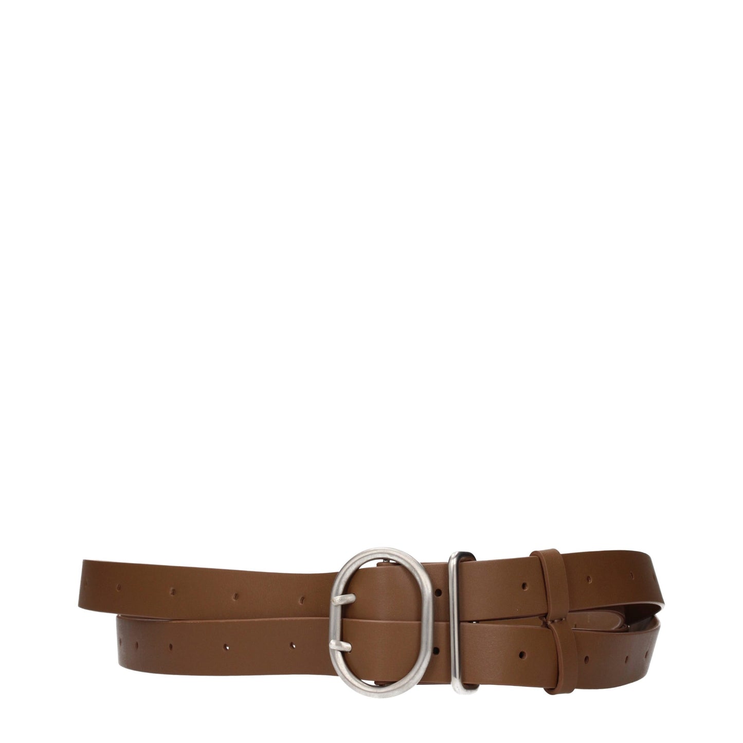Brown Leather Regular Belt