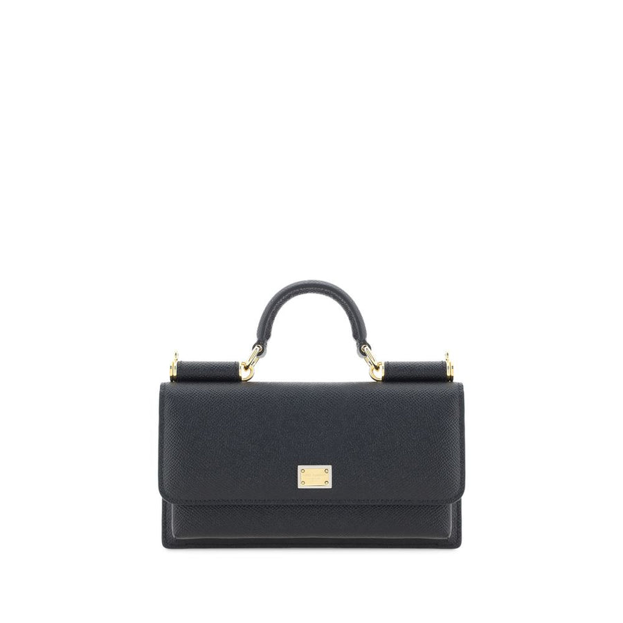 Black Calf Leather Bos Taurus Shoulder Bag