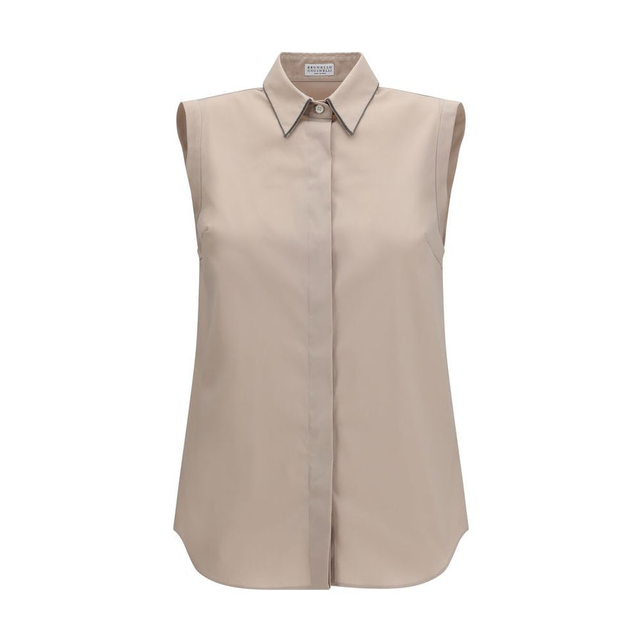 Beige Cotton Shirt