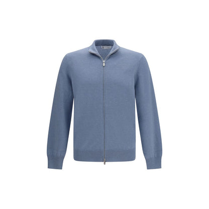 Blue Cashmere Cardigan