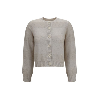 Beige Cotton Sweatshirt