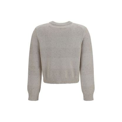 Beige Cotton Sweatshirt