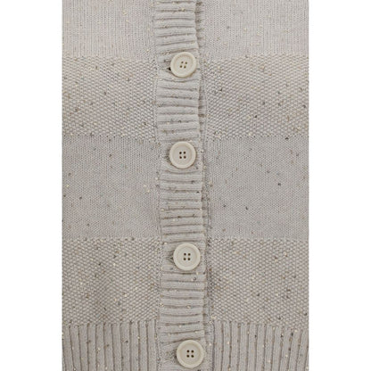 Beige Cotton Sweatshirt