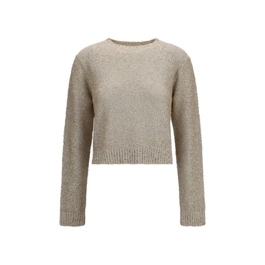 Beige Linen Sweatshirt