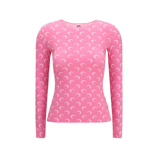 Multicolor Polyamide Long Sleeve T-Shirt