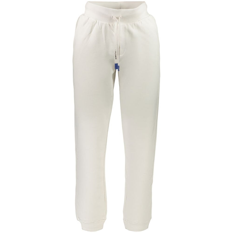 White Cotton Men's Trouser