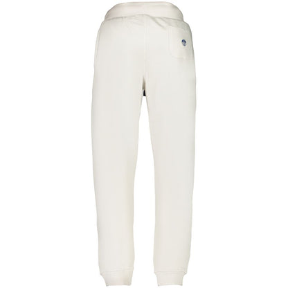 White Cotton Men's Trouser