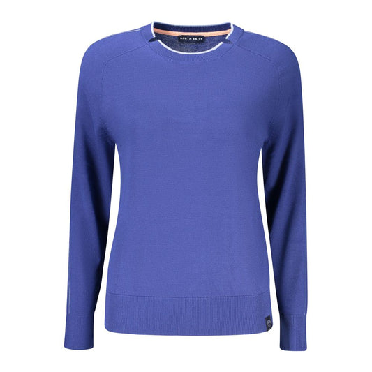Blue Viscose Women's Sweater