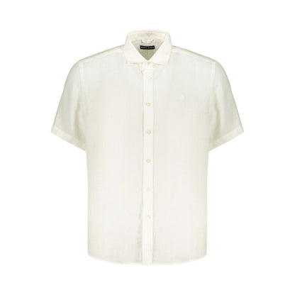 White Linen Men's Shirt
