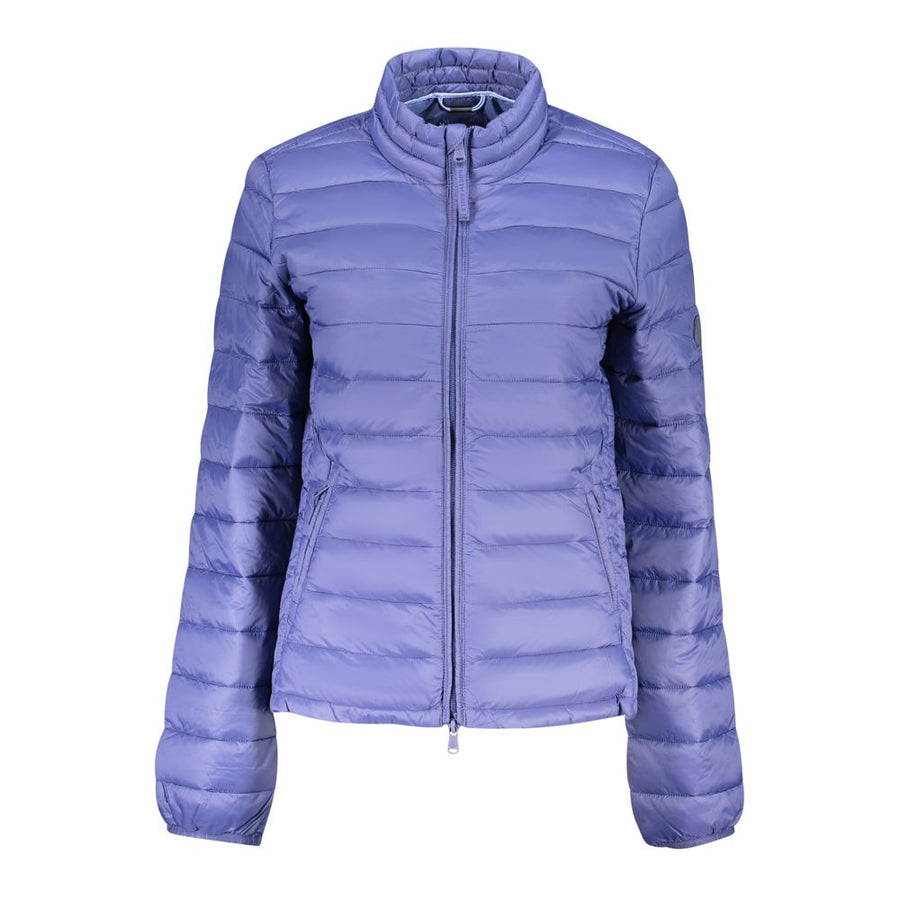 Blue Polyester Women's Jacket