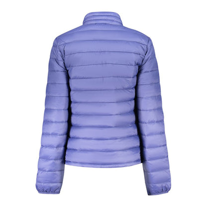 Blue Polyester Women's Jacket