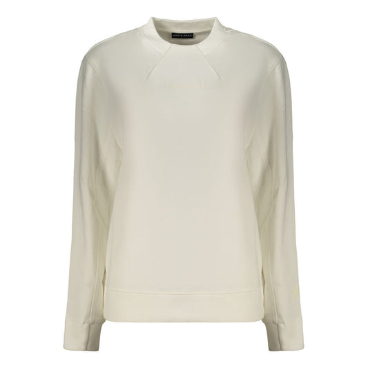 White Cotton Women's Sweatshirt