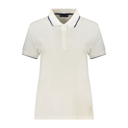 White Cotton Polo Shirt
