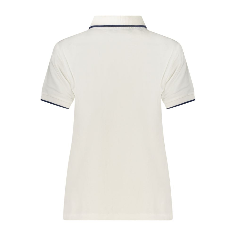 White Cotton Polo Shirt