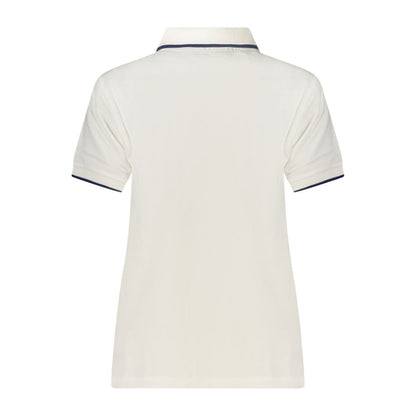 White Cotton Polo Shirt