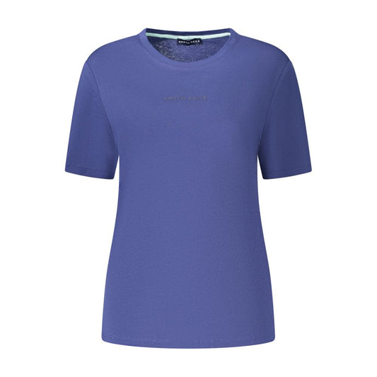 Blue Cotton Women's T-Shirt