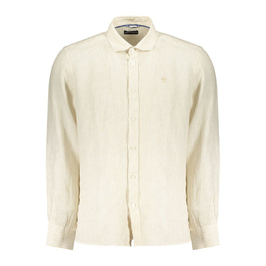 Beige Linen Men's Shirt