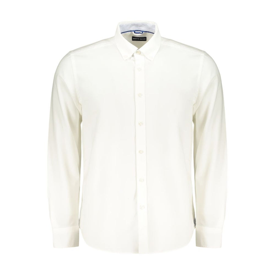 White Cotton Men's Shirt