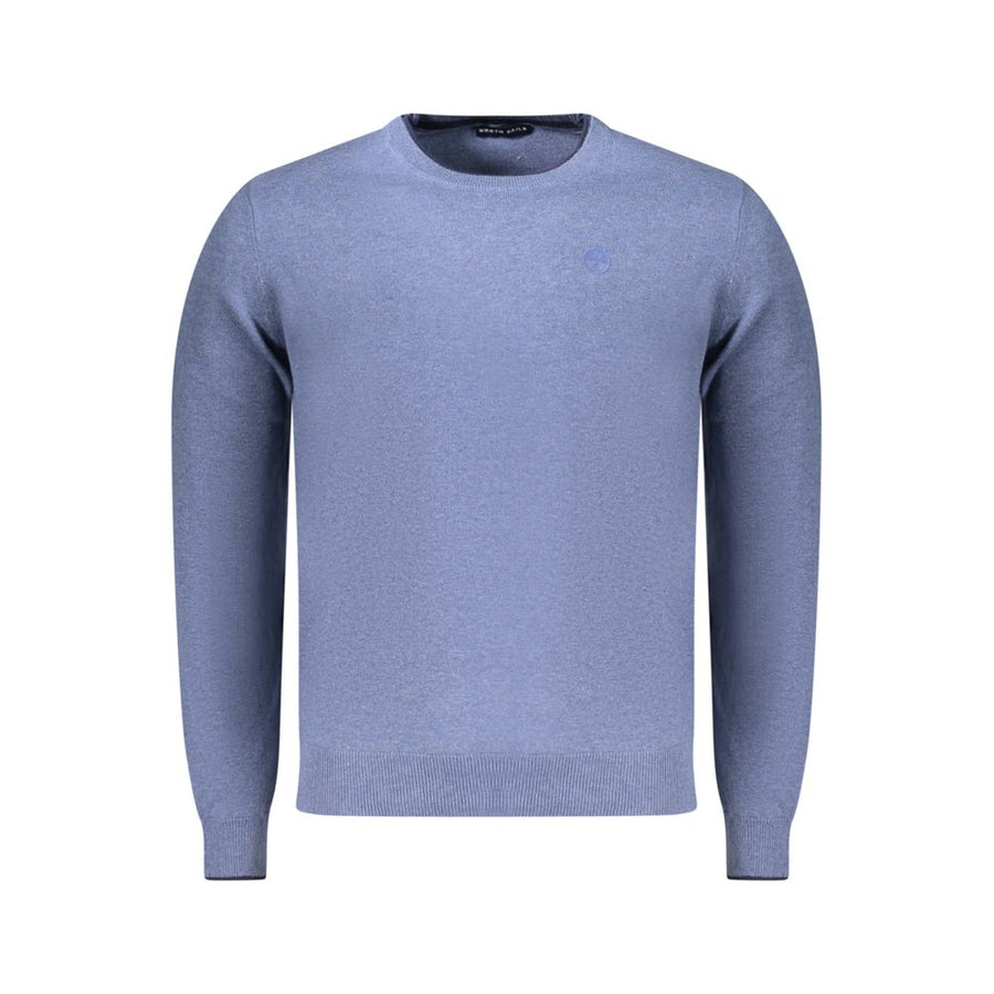 Blue Cotton Men's Sweater