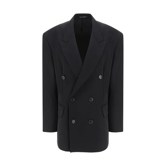 Black Wool Oves Aries Blazer