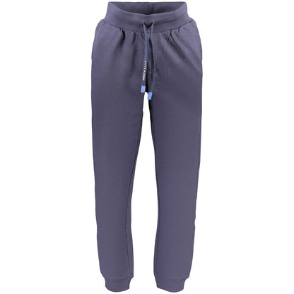 Blue Cotton Men Trouser