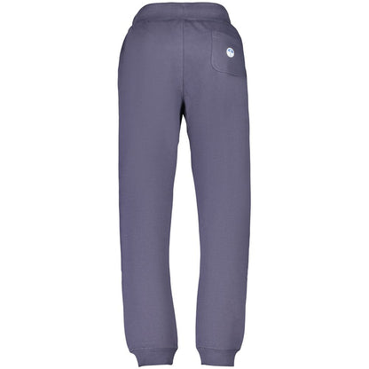 Blue Cotton Men Trouser