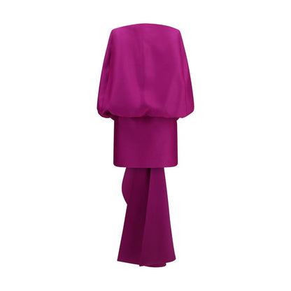 Purple Wool Oves Aries Cocktail Dress