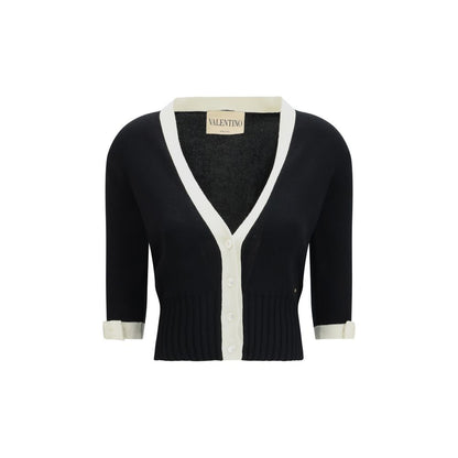Black Cotton Cardigan