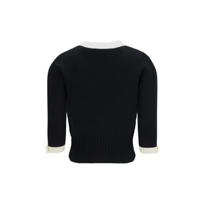 Black Cotton Cardigan