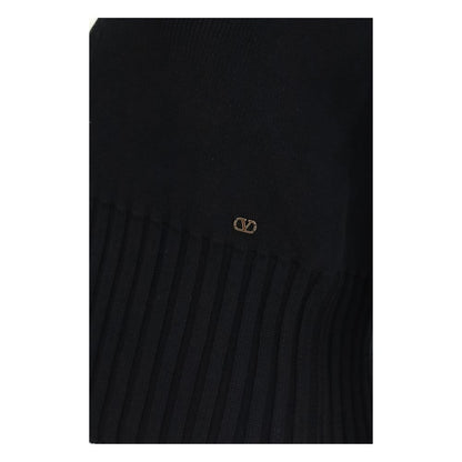 Black Cotton Cardigan