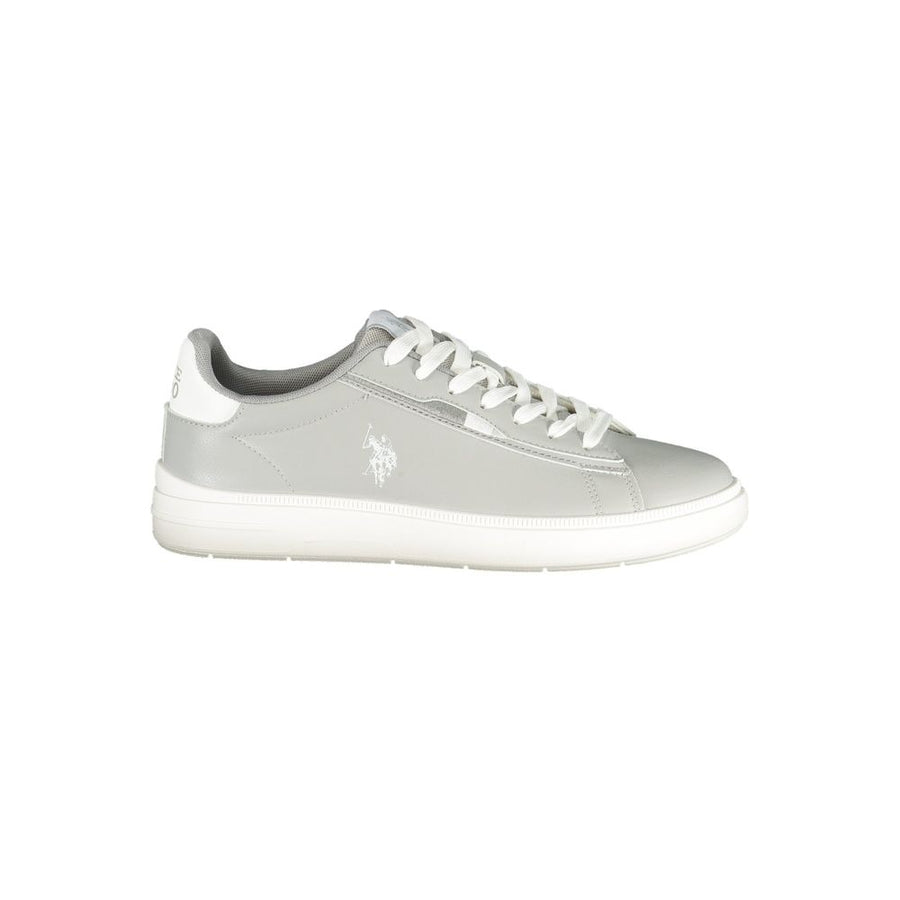 Gray Polyester Men's Sneaker