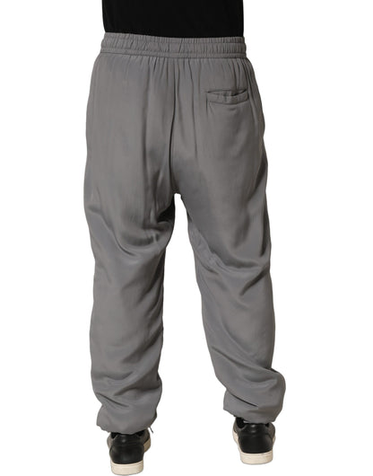 Gray Cotton Jogger Sweatpants Trouser Pants