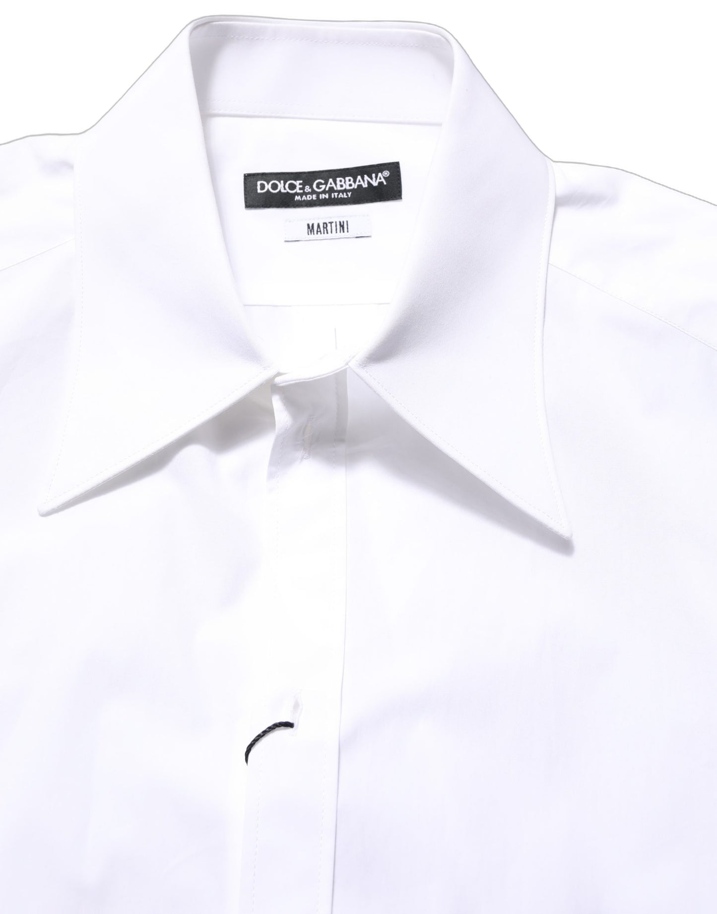 White MARTINI Long Sleeves Men Dress Shirt