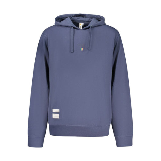 Blue Cotton Men's Hoodie