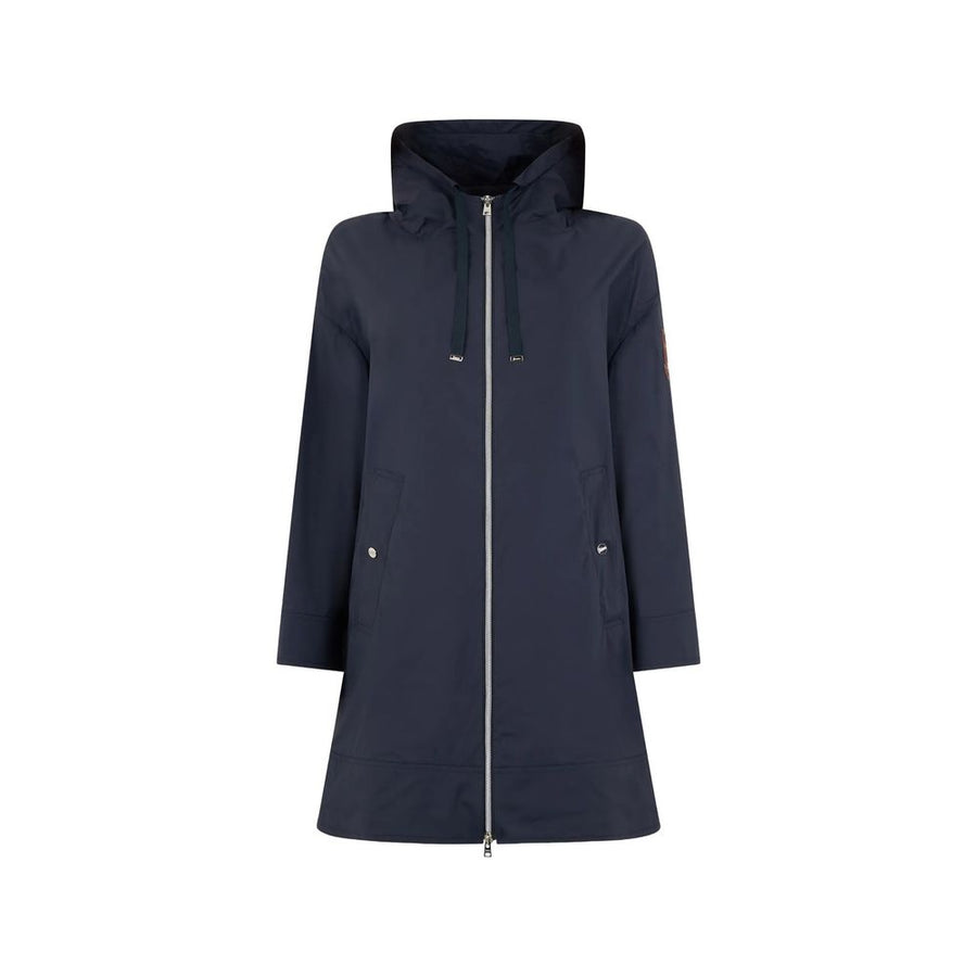 Blue Elastane Coat