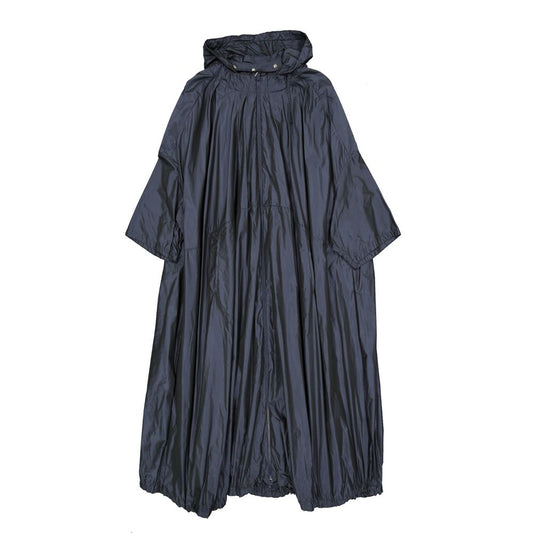 Blue Polyester Coat