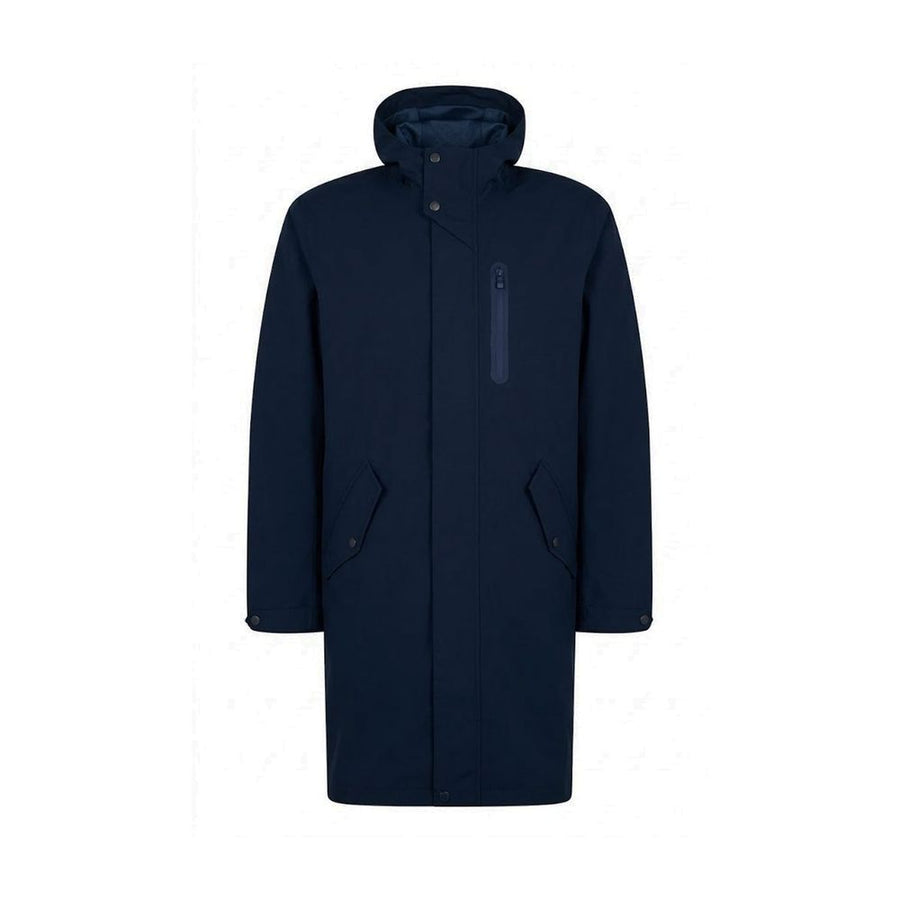 Blue Polyester Coat