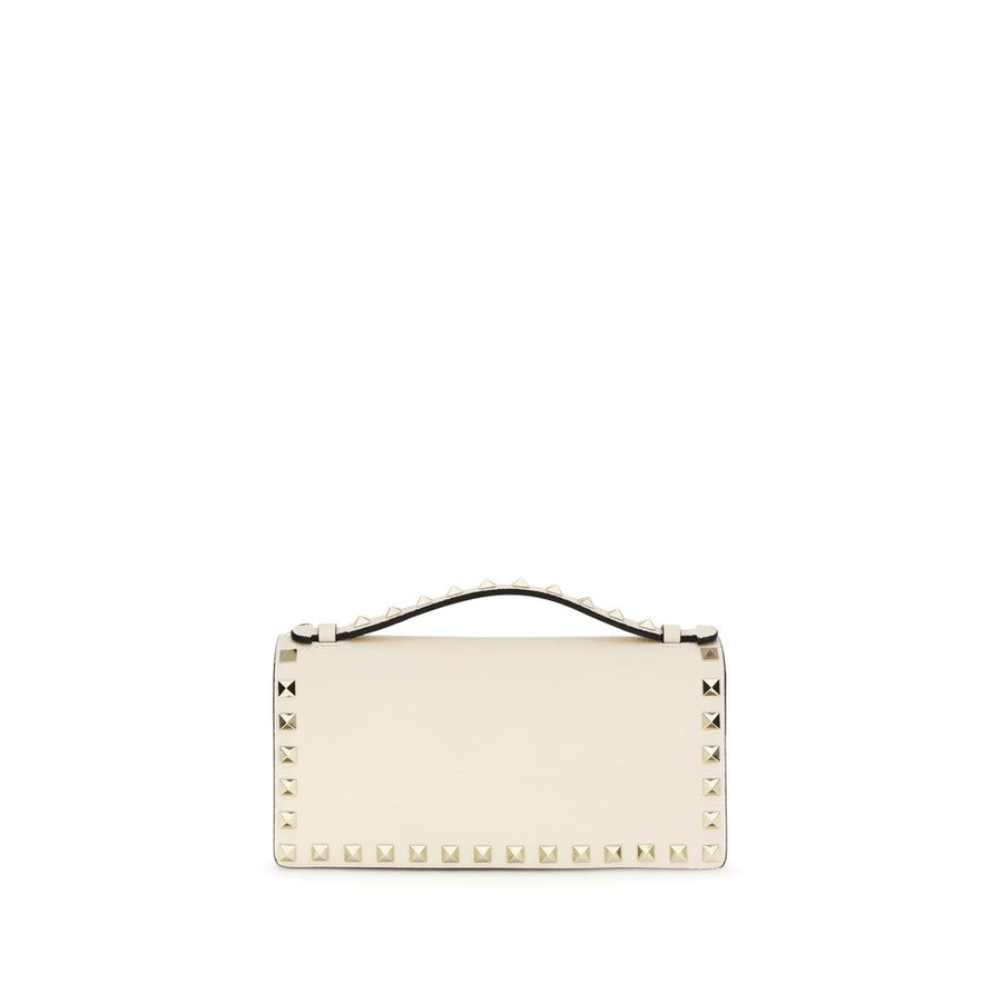Beige Calf Leather Bos Taurus Wallet
