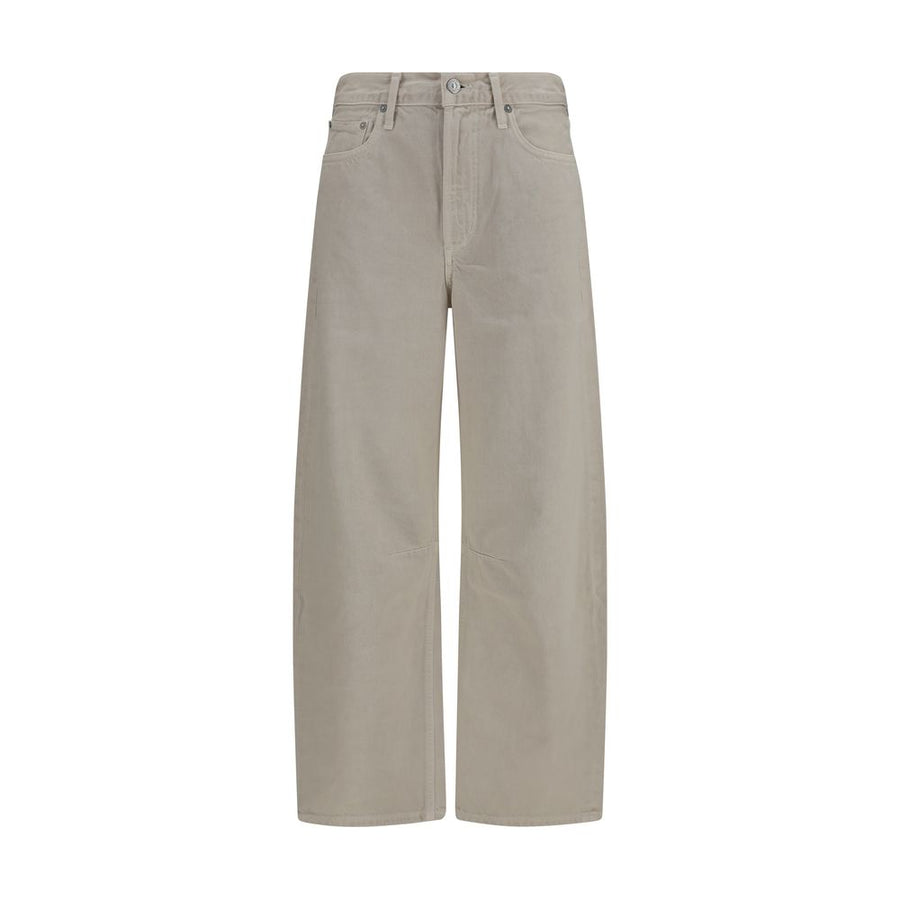 Beige Cotton Jeans Denim
