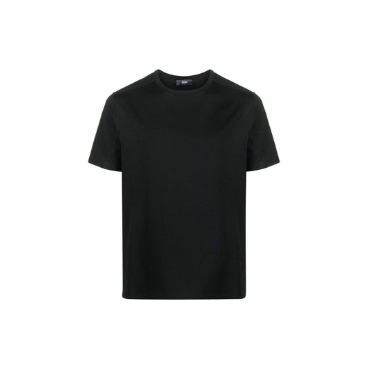 Black Cotton T-Shirt