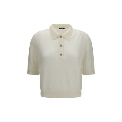 White Wool Oves Aries Polo Shirt
