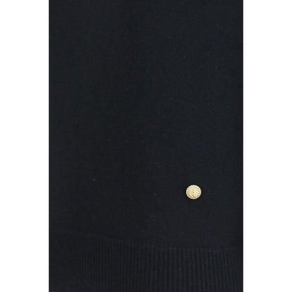 Black Wool Oves Aries Sleeveles Sweater