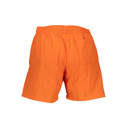 Orange Polymide Men's Swimwear