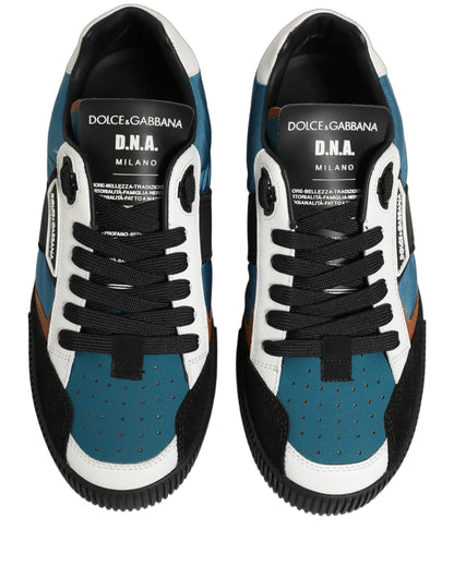 Multicolor Leather MIAMI Low Top Men Sneakers Shoes