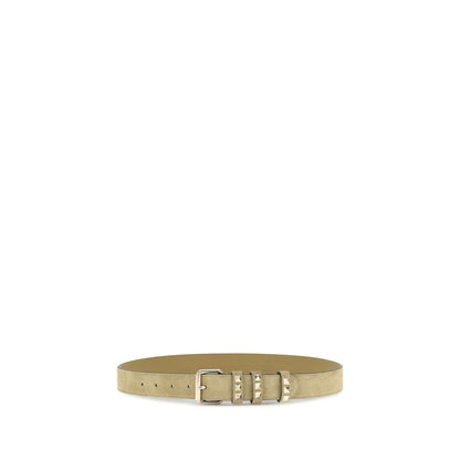 Beige Calf Leather Bos Taurus Belt